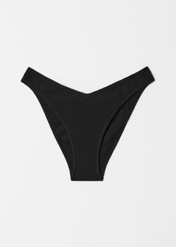 Textured Bikini Bottoms