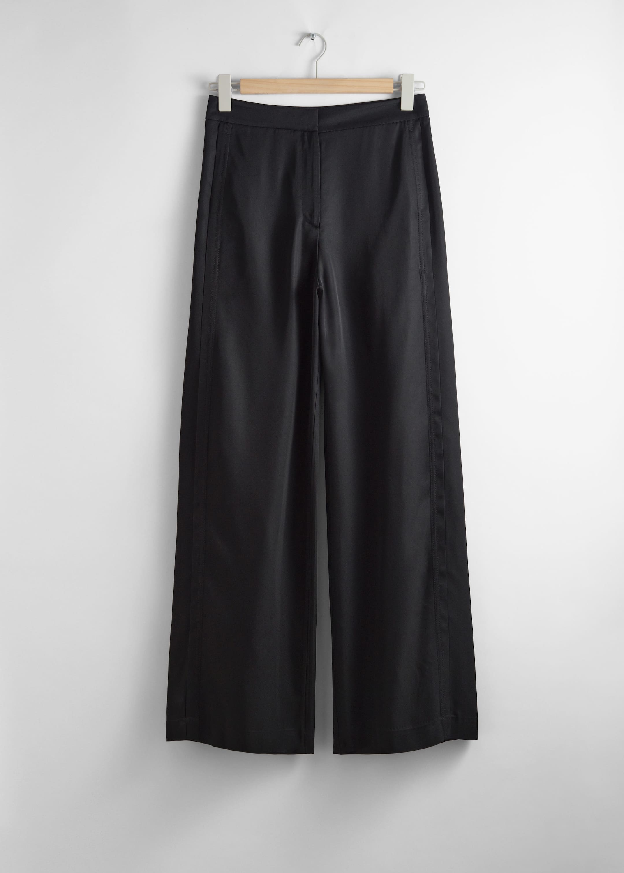 Straight High-Waist Trousers