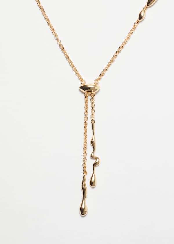 Drop Bead Lariat Necklace