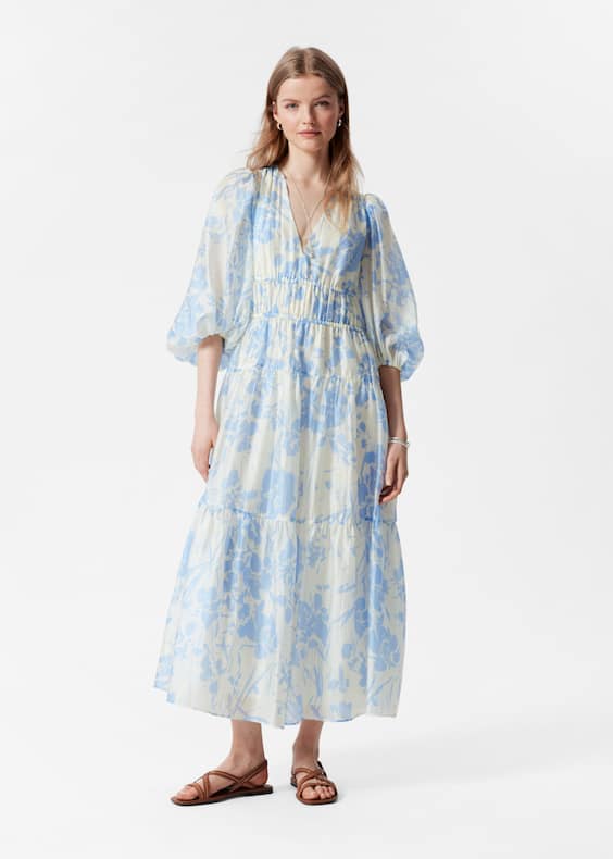 Tiered Midi Dress