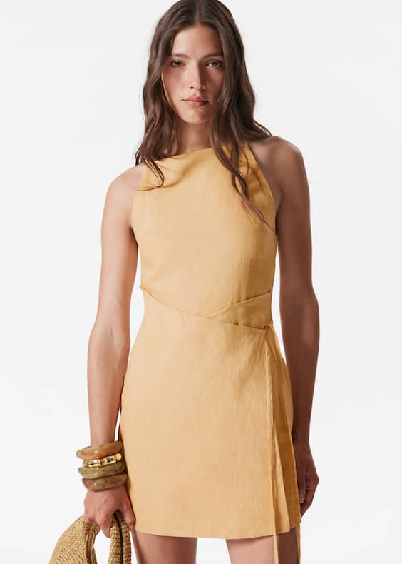 Linen Mini Dress