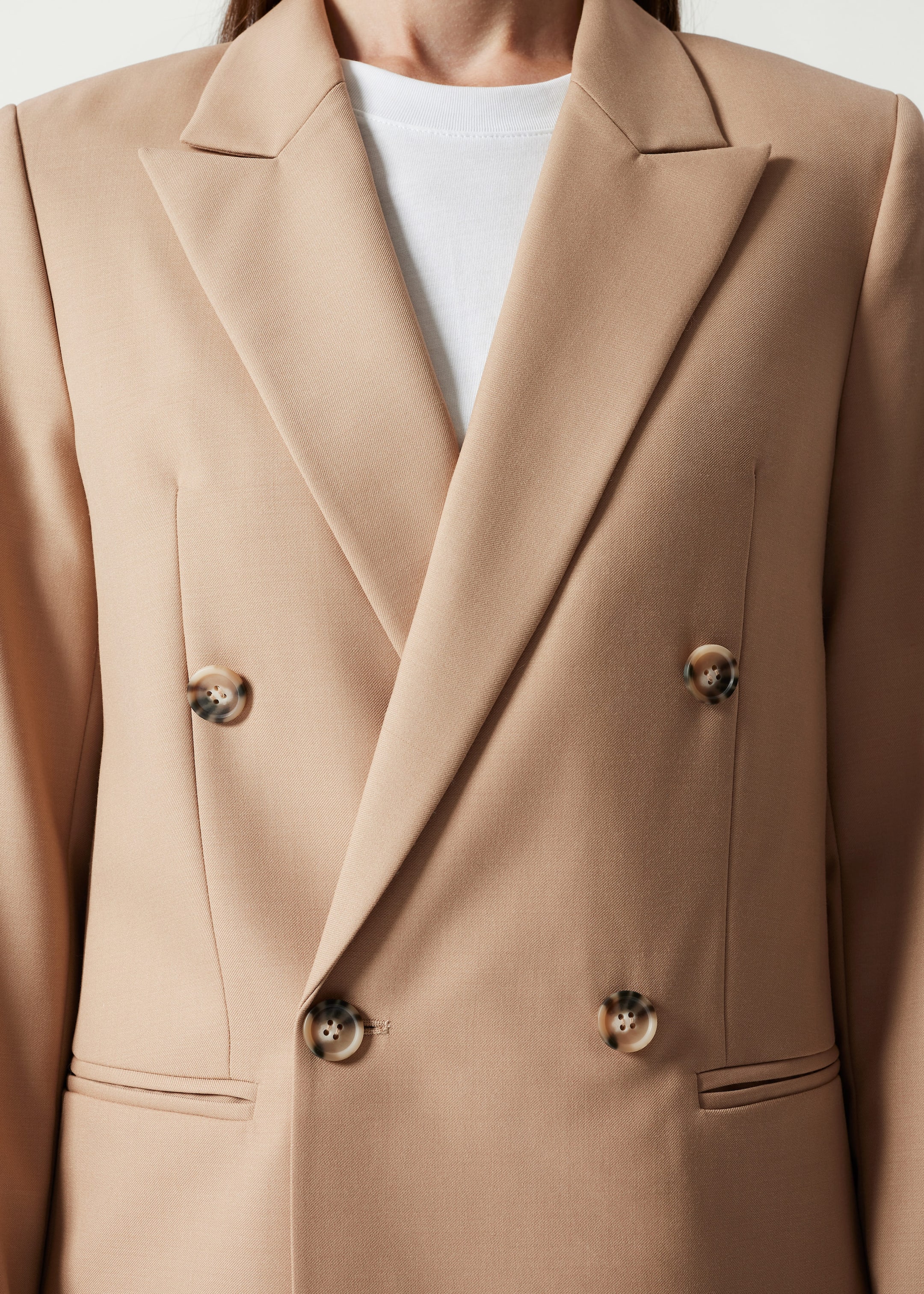 Tailored Blazer - Dusty Beige - Lookbook