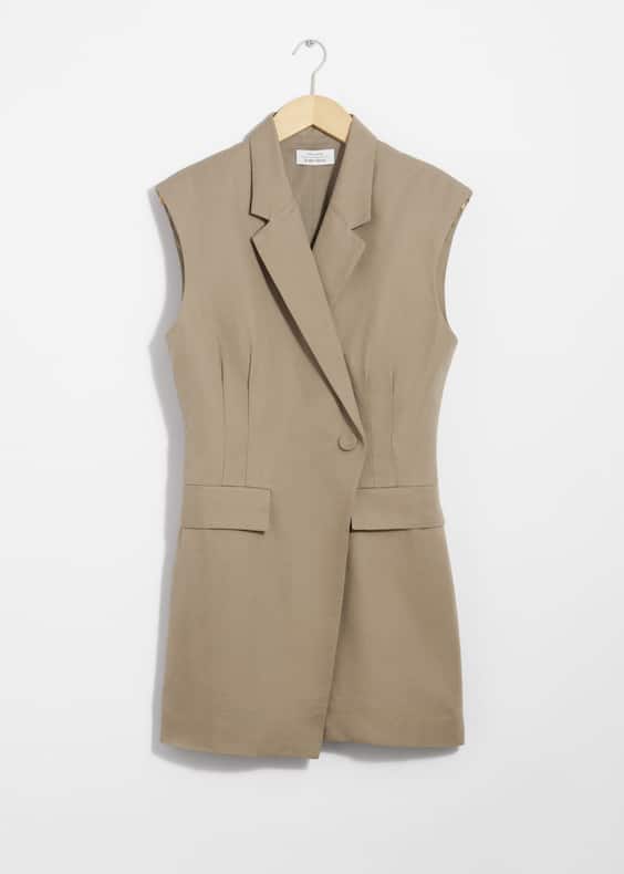 Structured Blazer Mini Dress