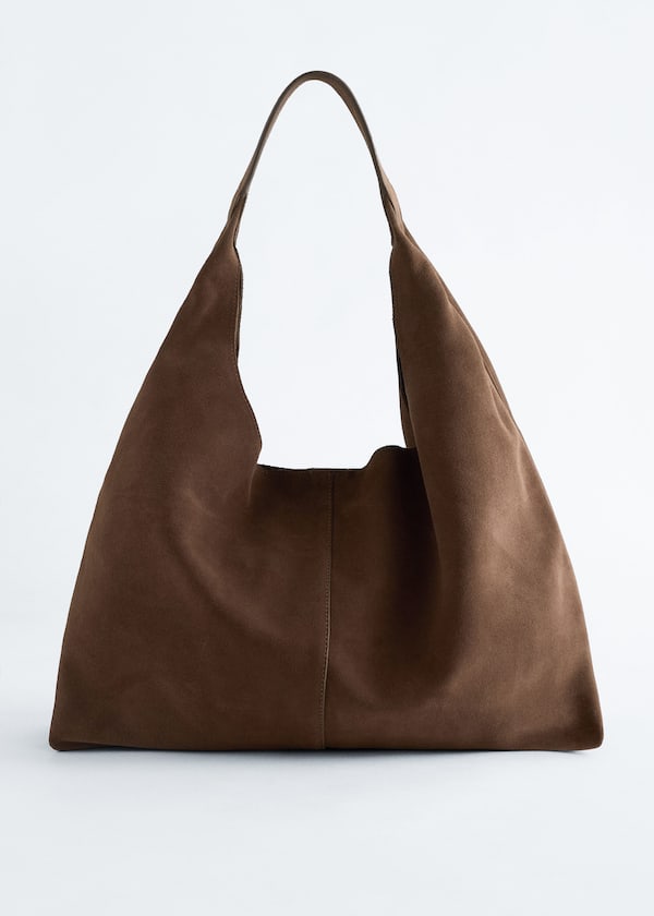 Large Suede Tote Bag