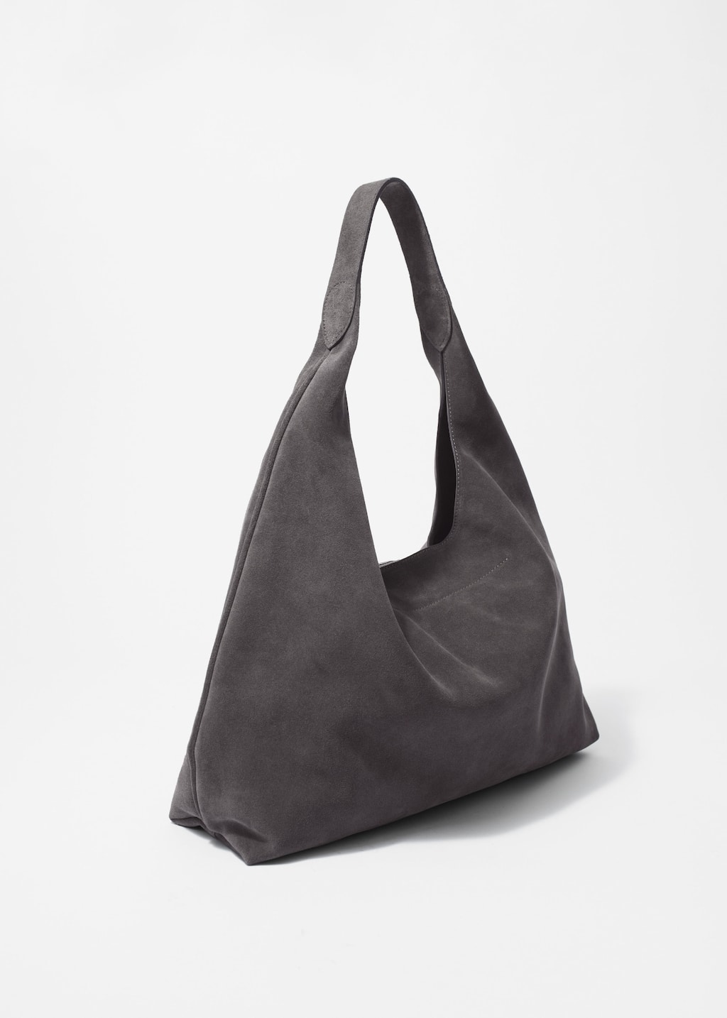 Large Suede Tote Bag - Cognac - Totes - & Other Stories