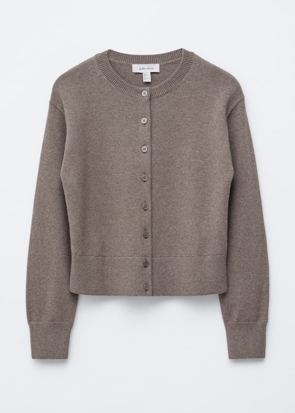 Wool-Blend Cardigan
