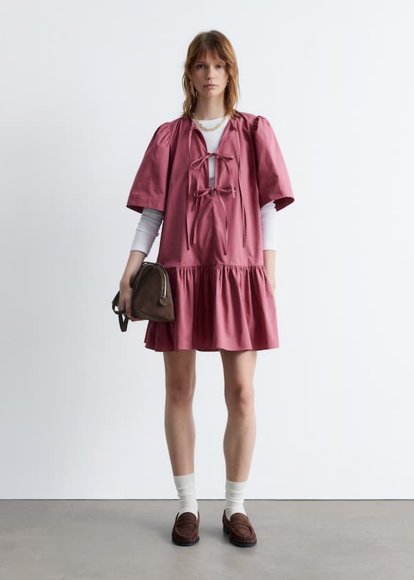 Peplum Mini Dress