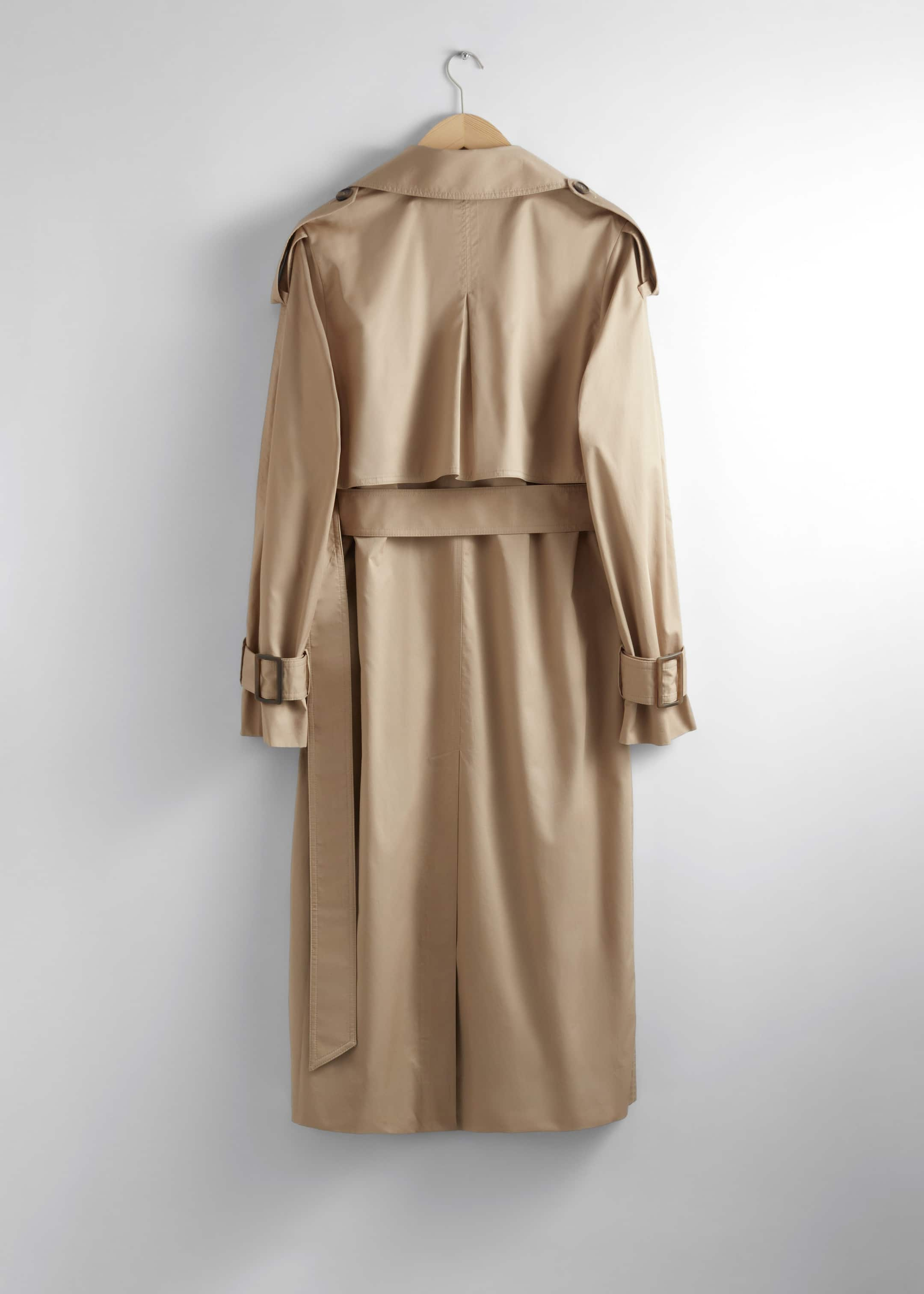 Buckle-Belt Trench Coat - Beige - Still Life