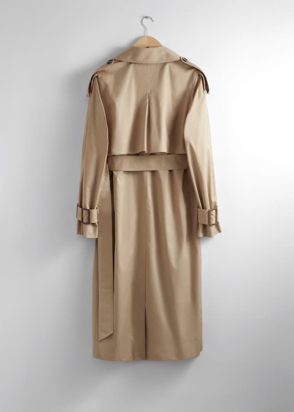 Buckle-Belt Trench Coat