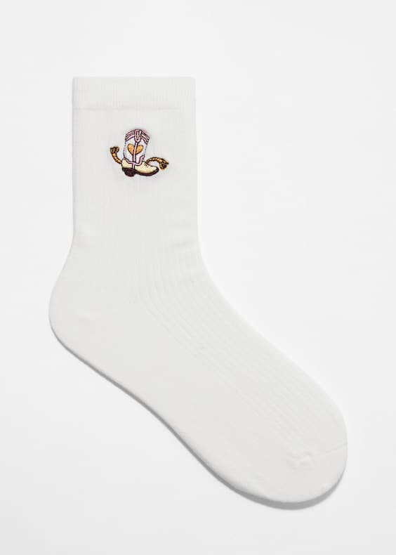 Embroidered Ankle Socks