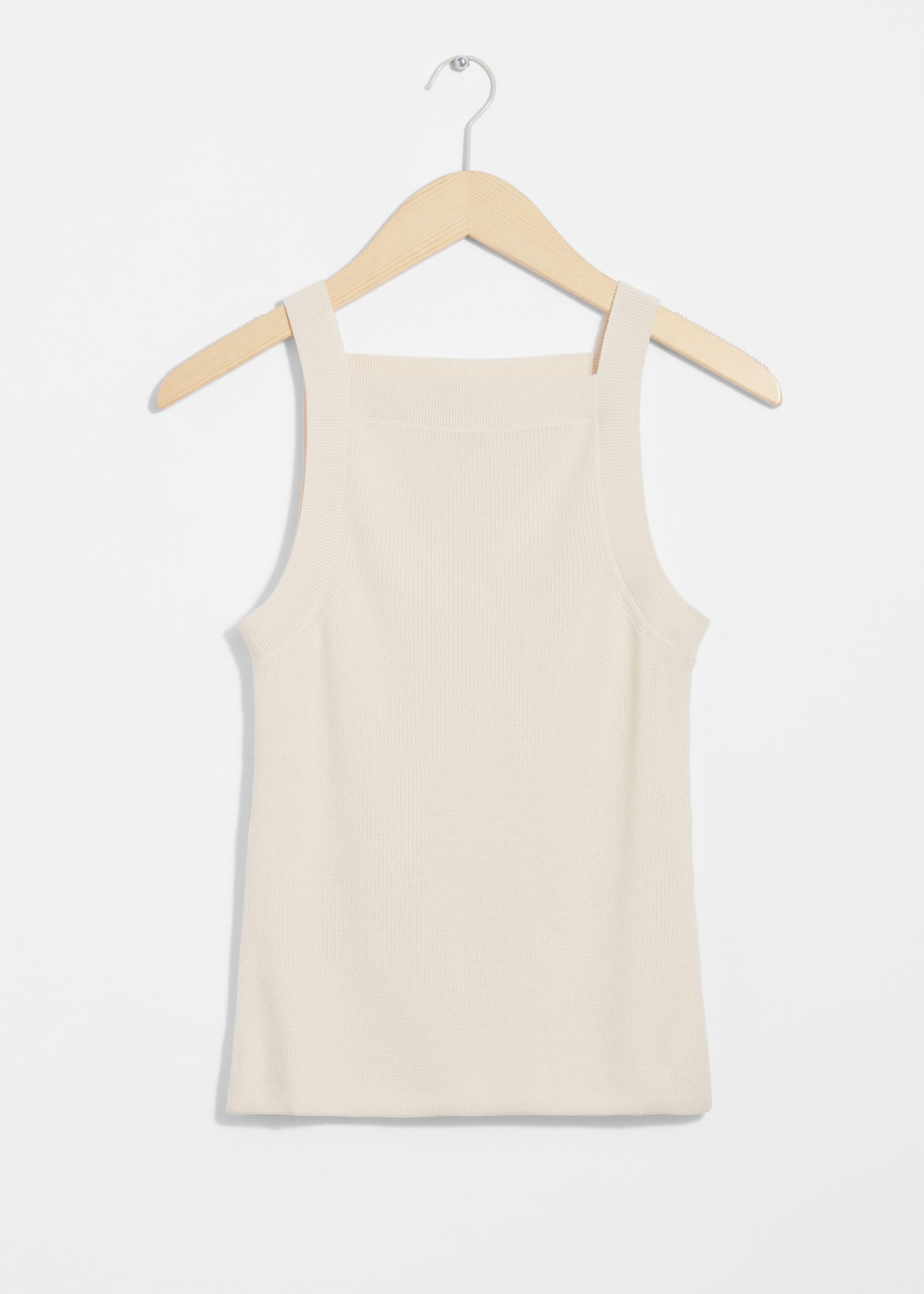 Square-Neck Tank Top - Orange - Still Life