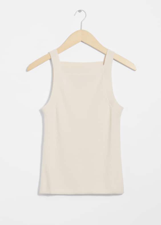 Square-Neck Tank Top