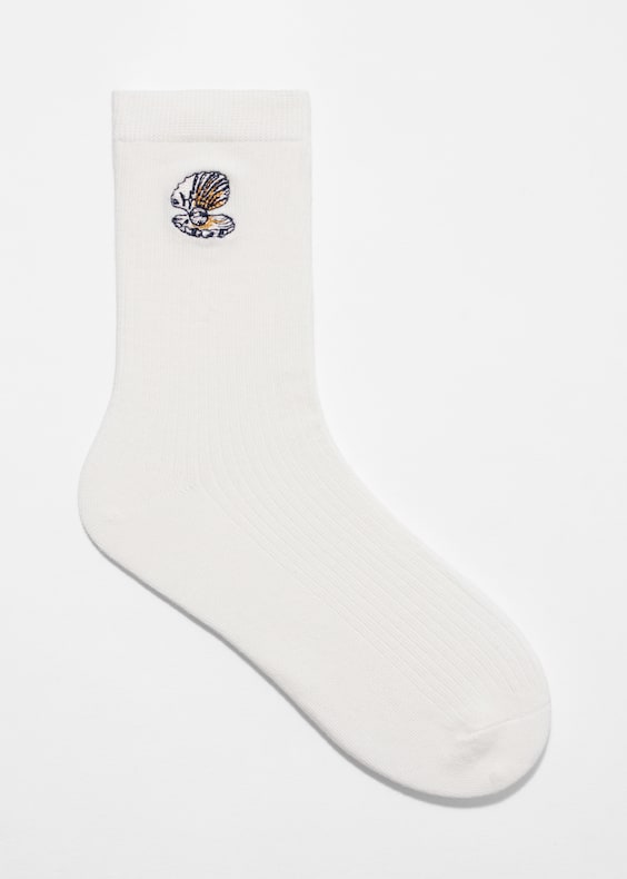 Embroidered Ankle Socks