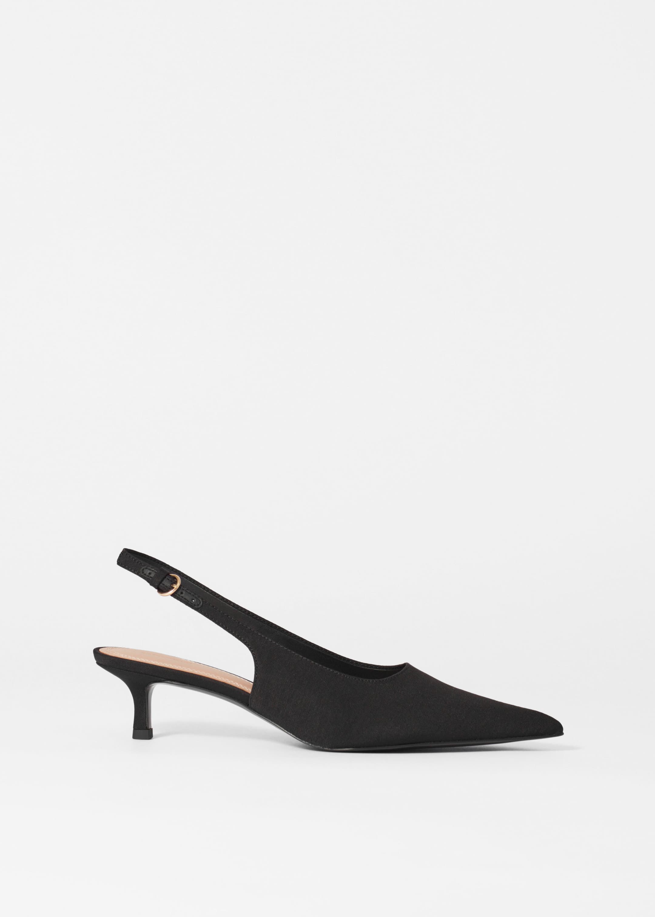 Classic Satin Pumps - Black satin - Still Life