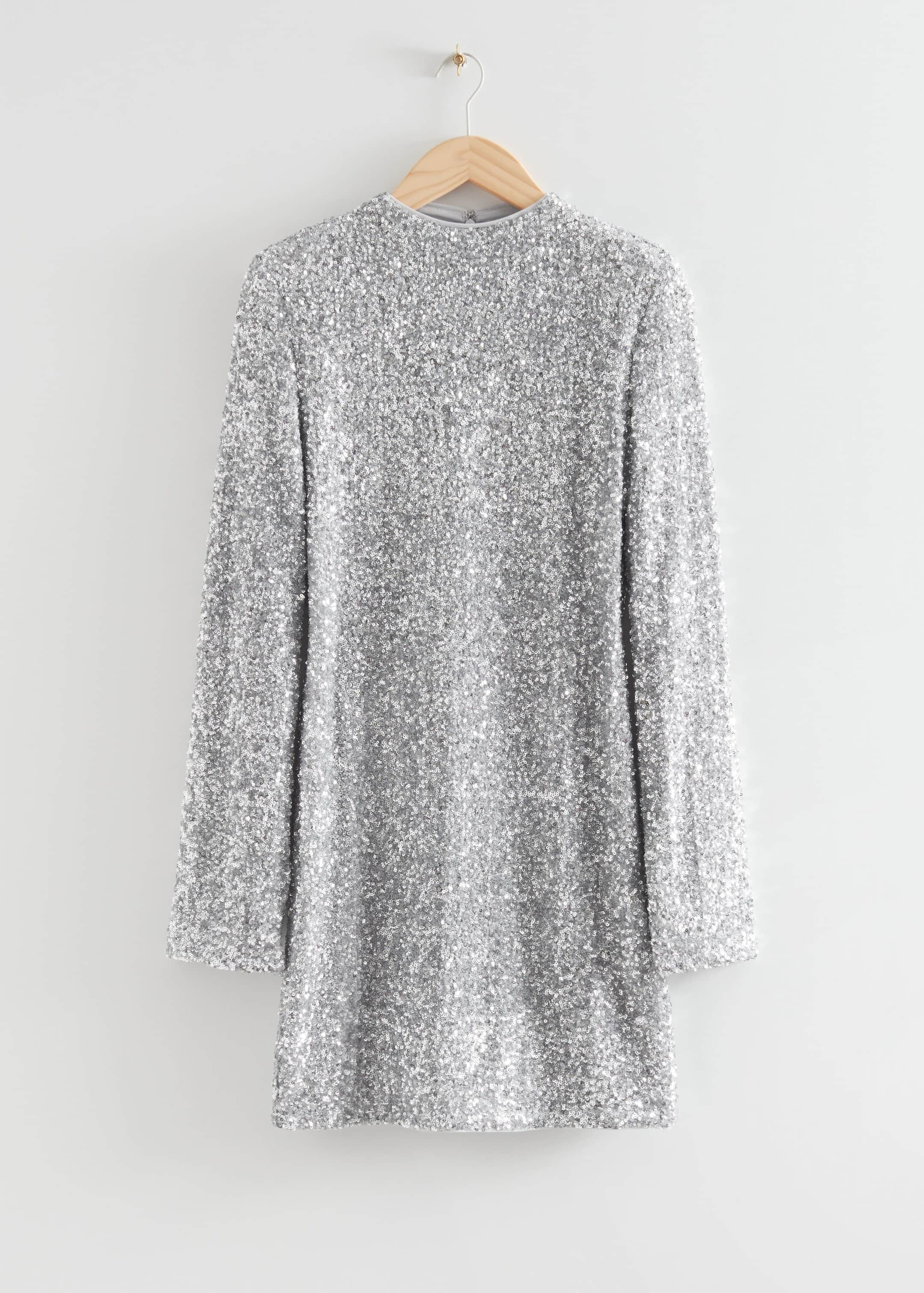 Fitted Sequin Mini Dress