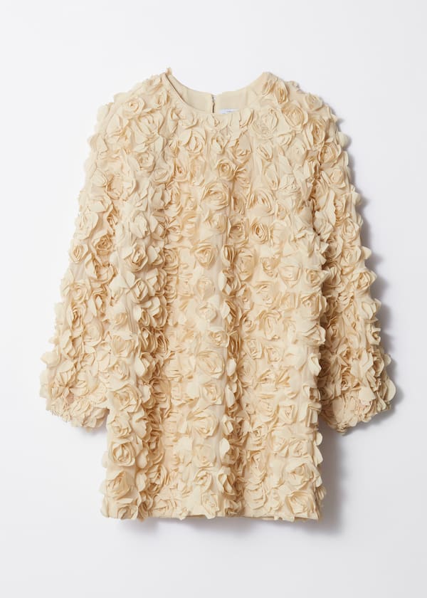 Ruffled Floral Mini Dress