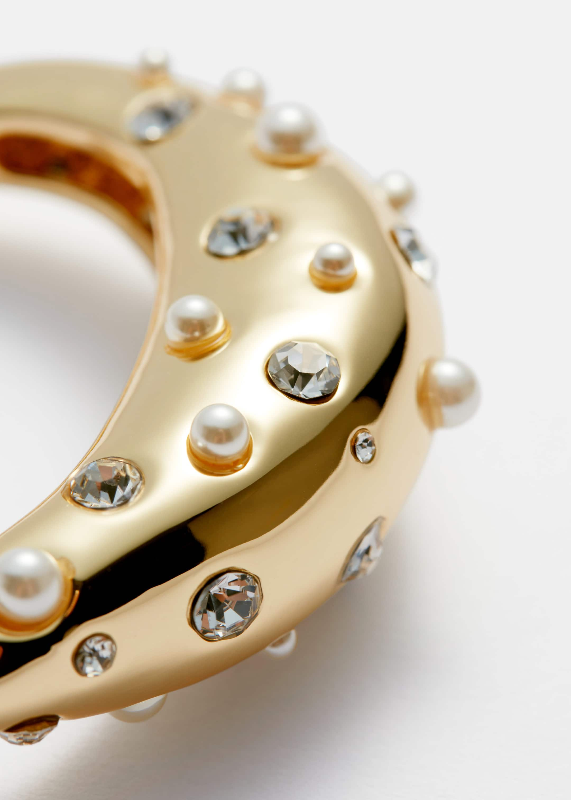 Embellished Cuff Bracelet - {{variantName}} - Descriptive Detail