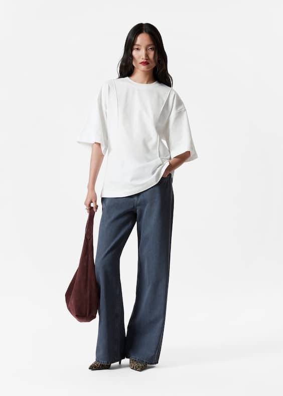 Structured T-shirt