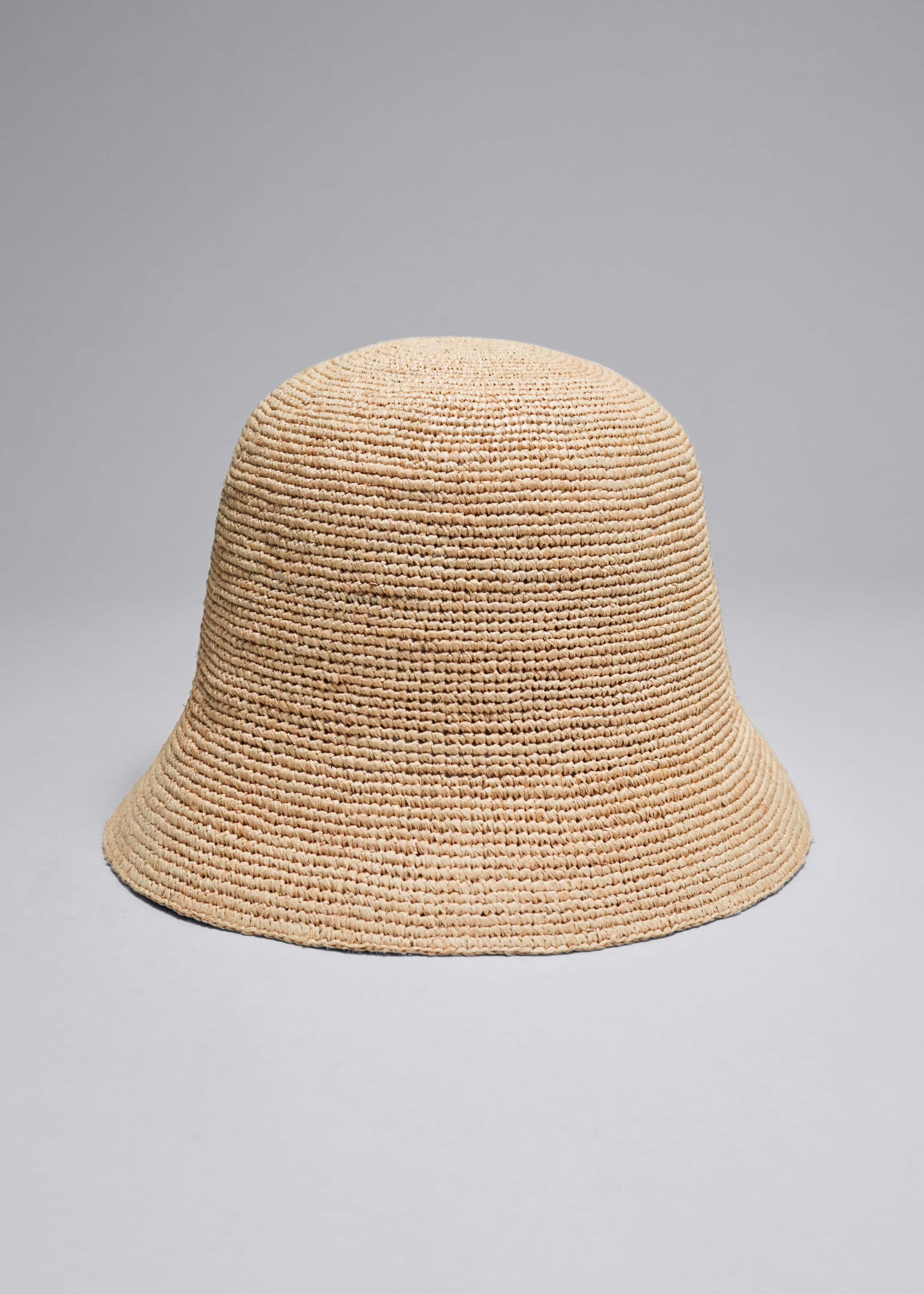 Woven Raffia Bucket Hat - Straw - Still Life