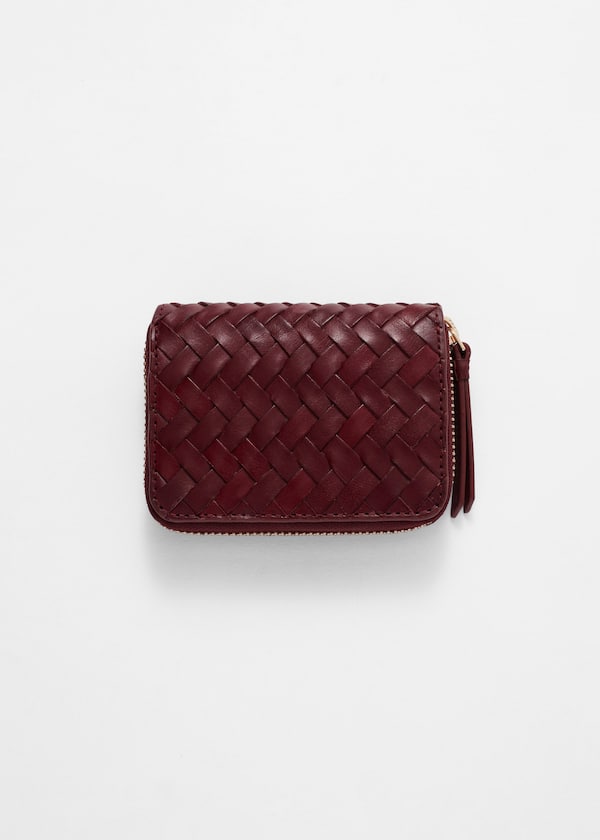 Braided Leather Wallet