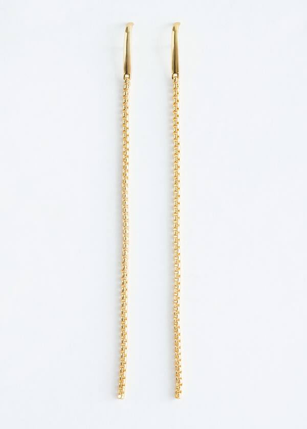 Long Chain Earcuff Earrings