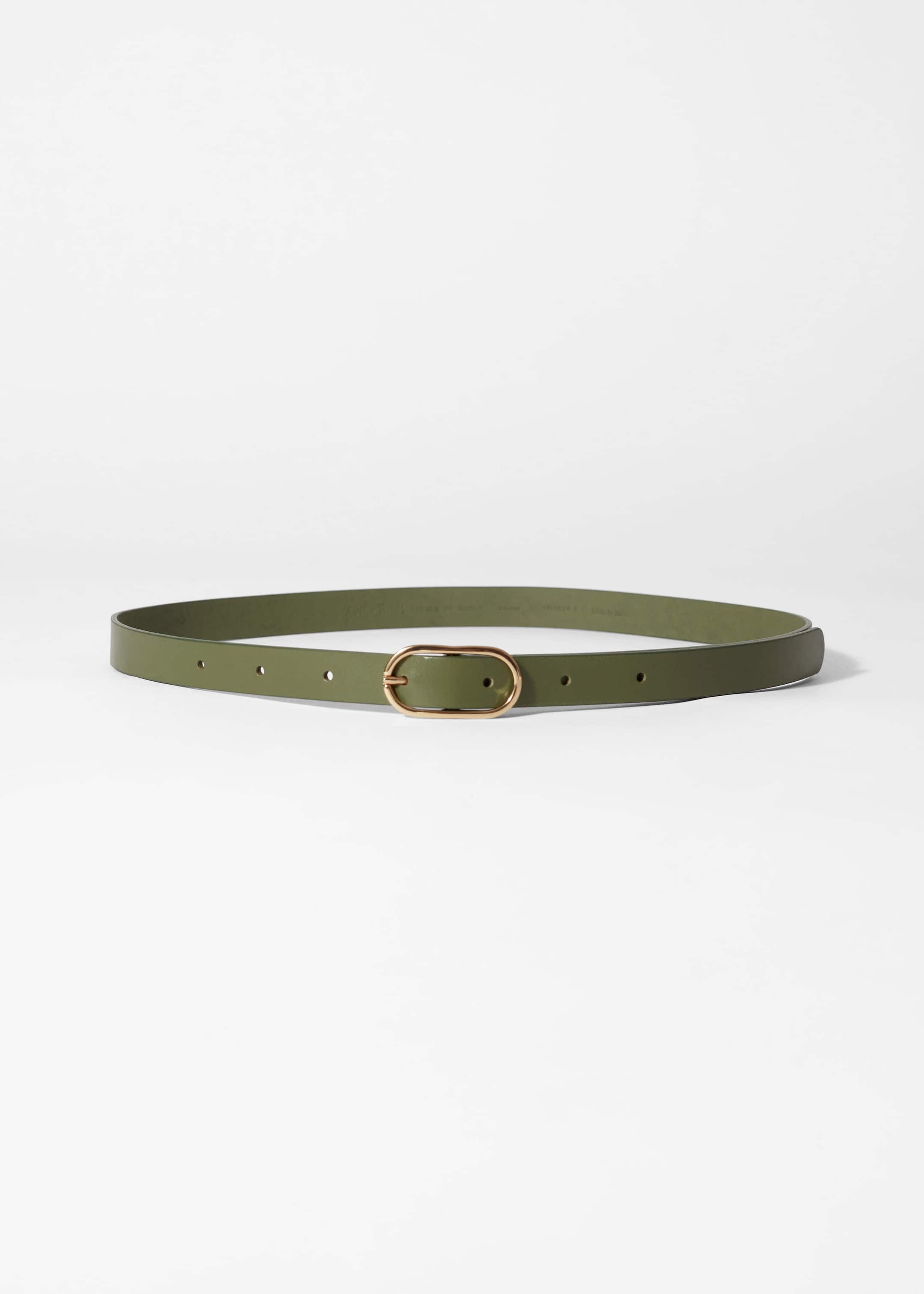 Image of Slim Leather Belt