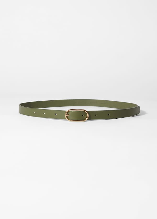 Slim Leather Belt