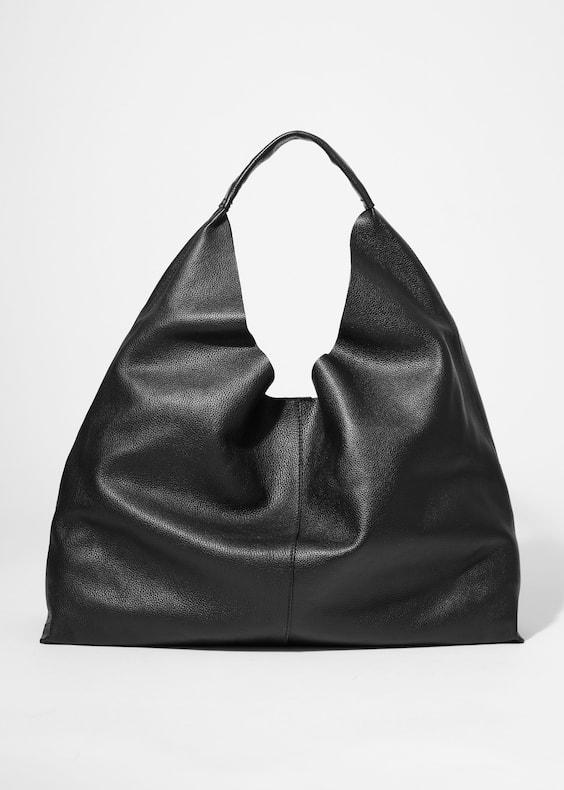 Slouchy Leather Tote Bag