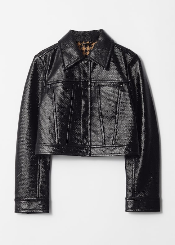 Short Patent Jacket