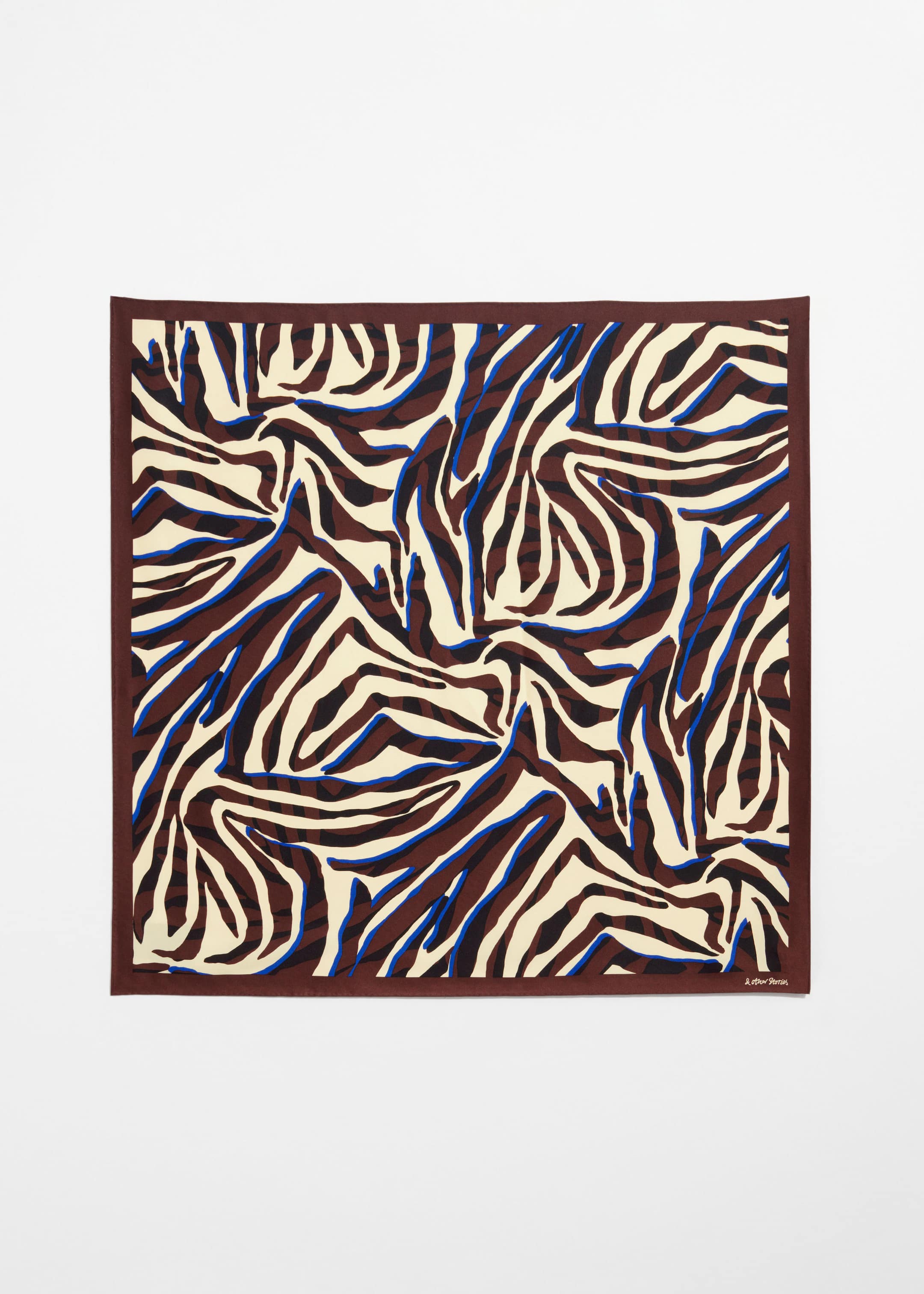 Image of Foulard à motif zèbre