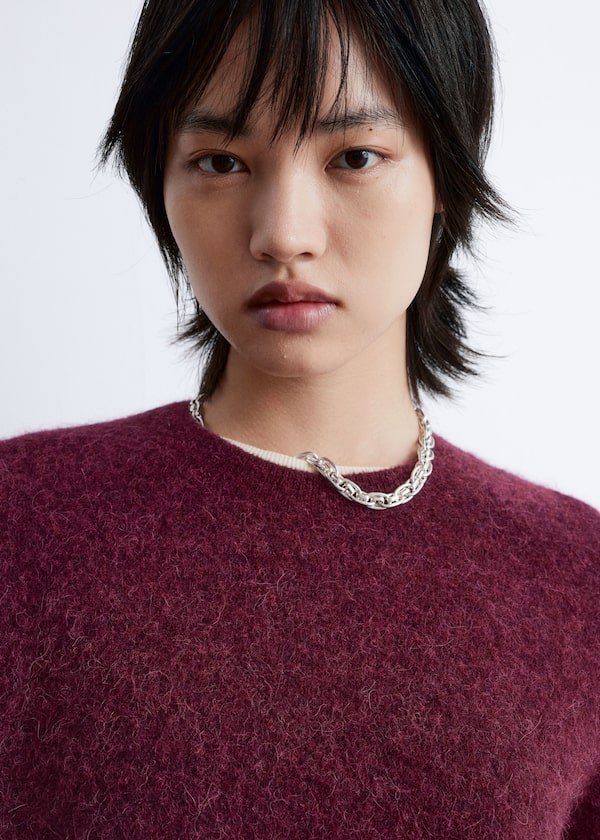 Alpaca-Blend Knitted Top