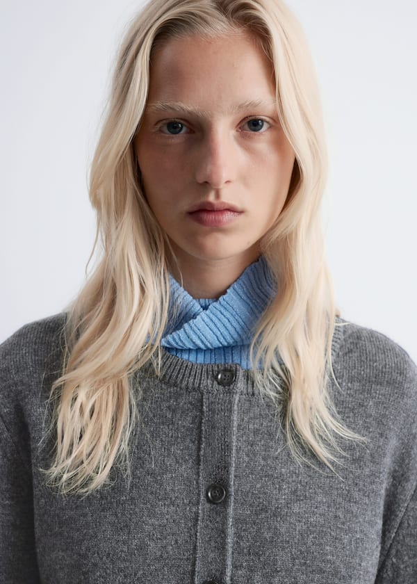 Cropped Boxy Cardigan
