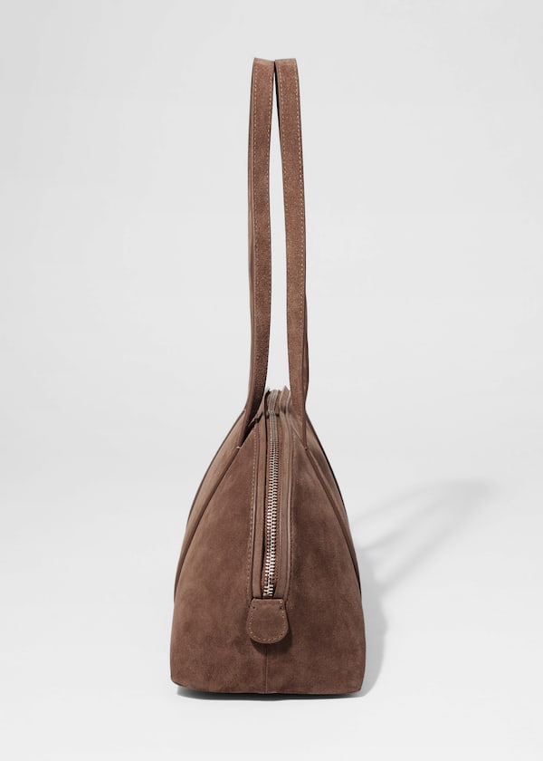 Suede Bowling Bag
