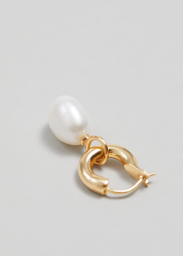 Freshwater Pearl Hoops