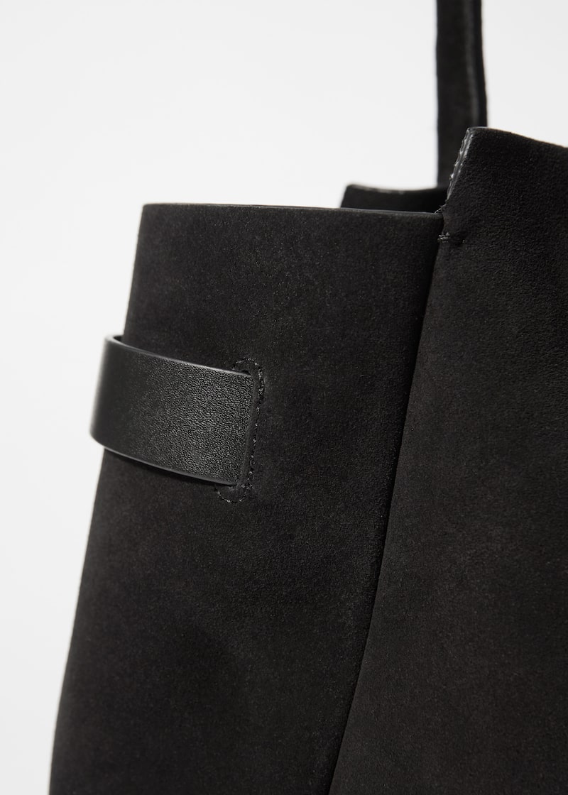 Suede Tote Bag
