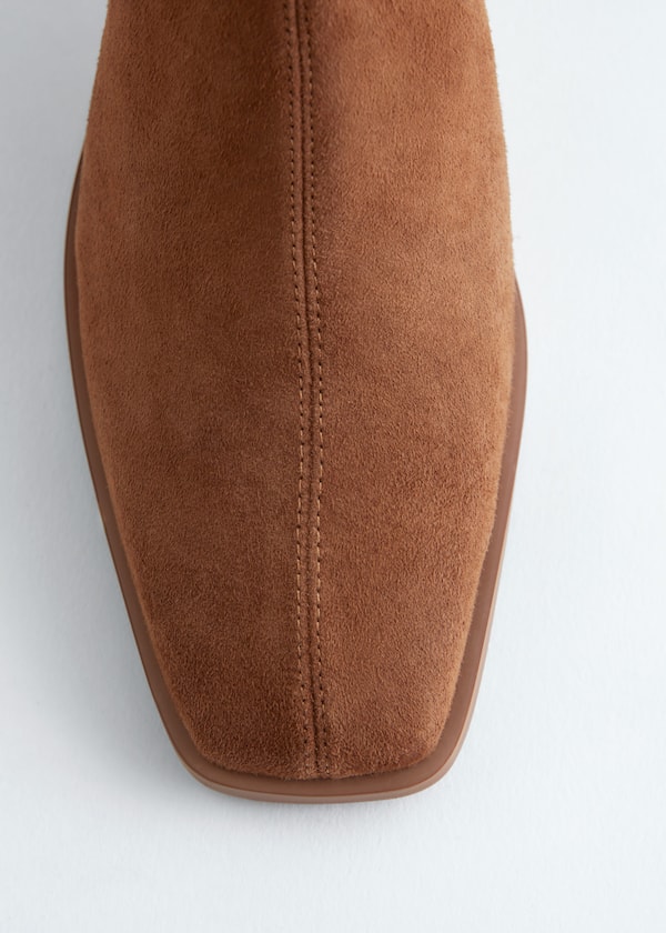 Leather Sock Boots