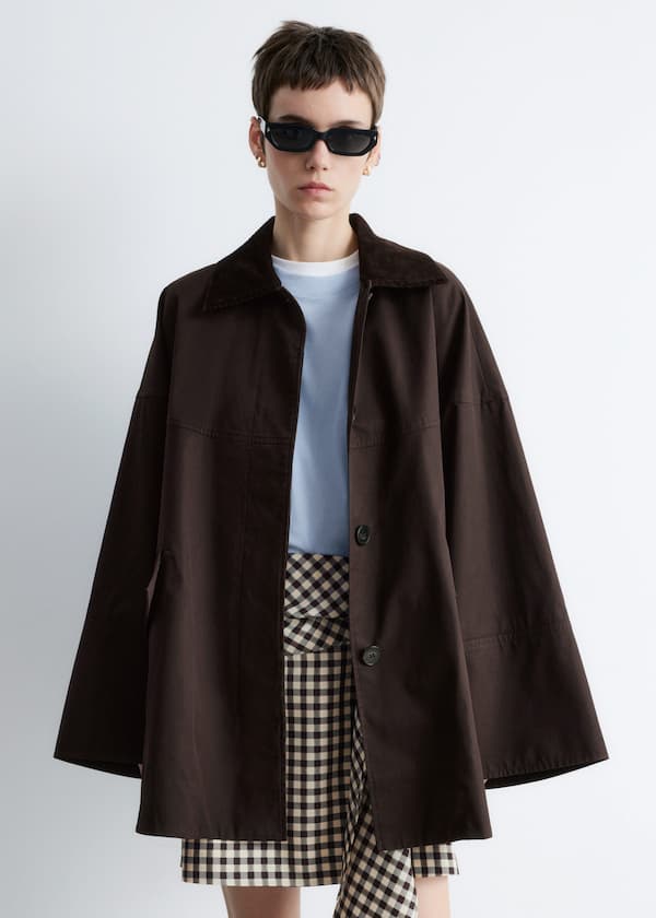 Oversized A-line Country Jacket