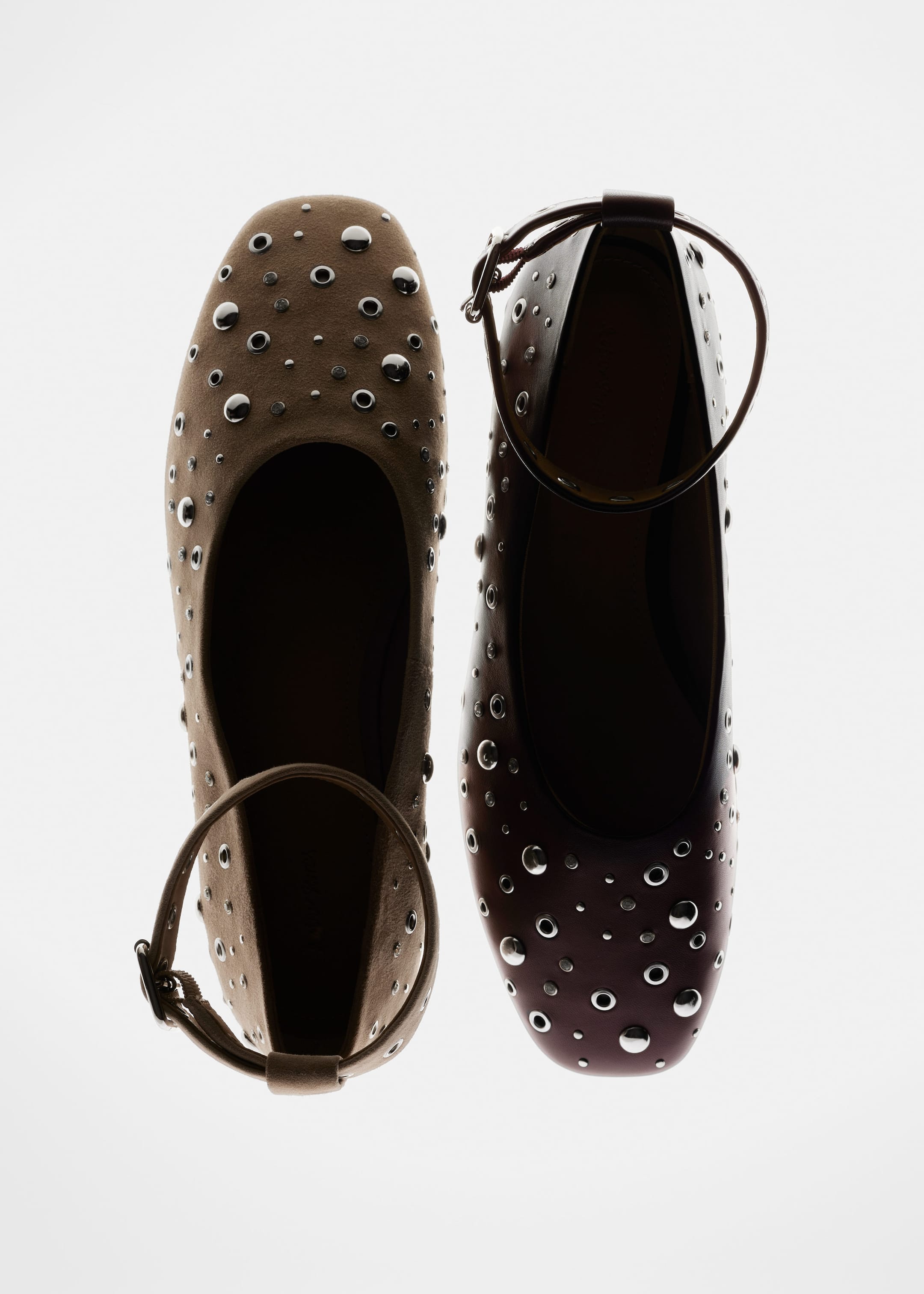 Embellished Ballet Flats - {{variantName}} - Descriptive Detail