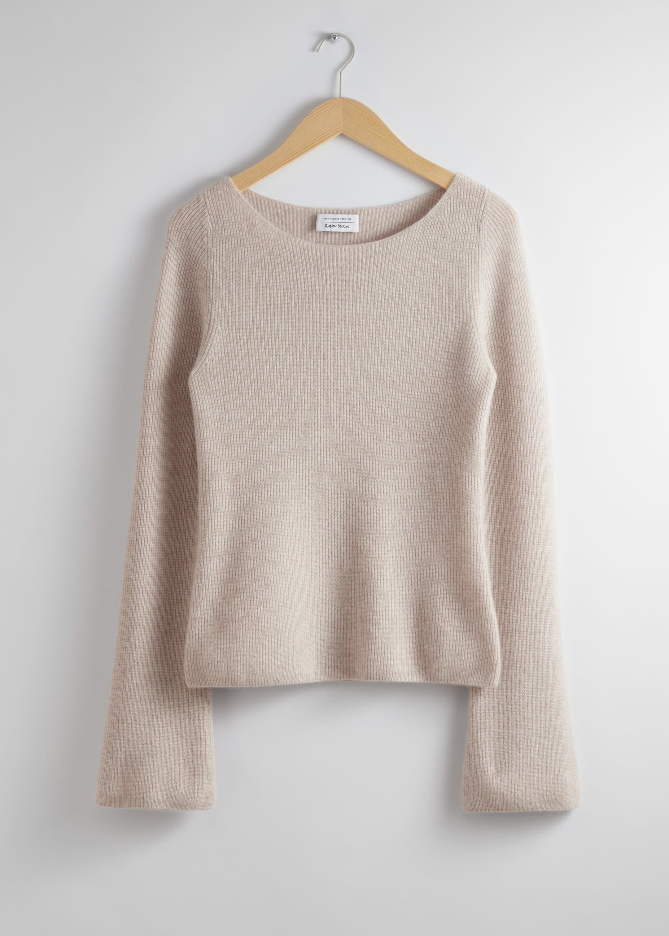 Image of Bell Sleeve Cashmere Jumper