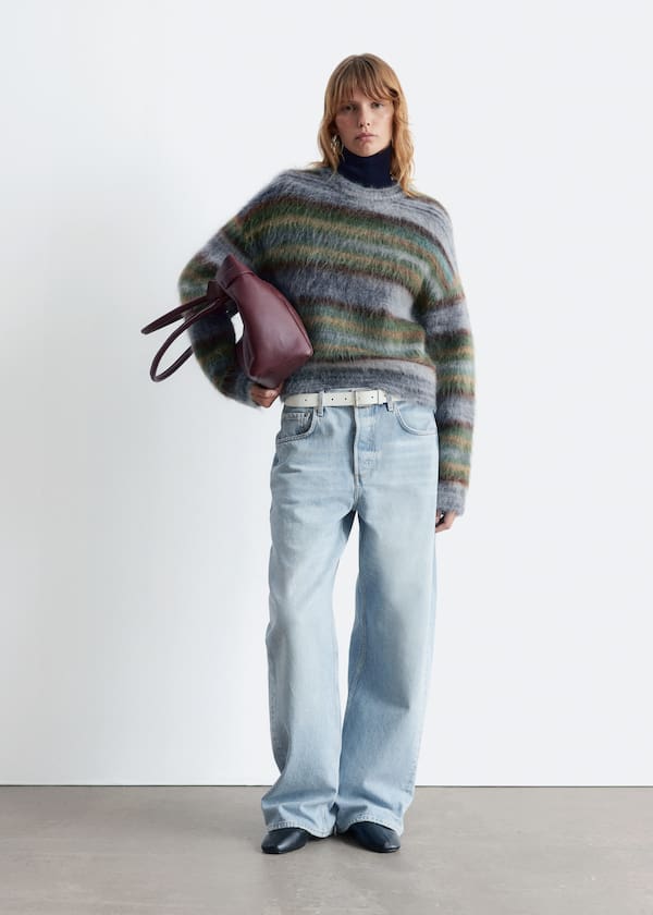 Striped Knit Sweater