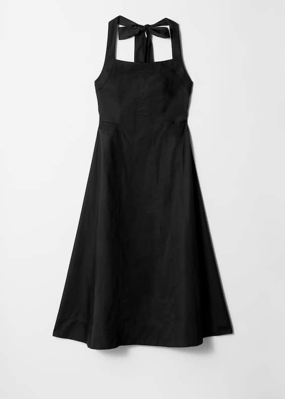 Halterneck Midi Dress