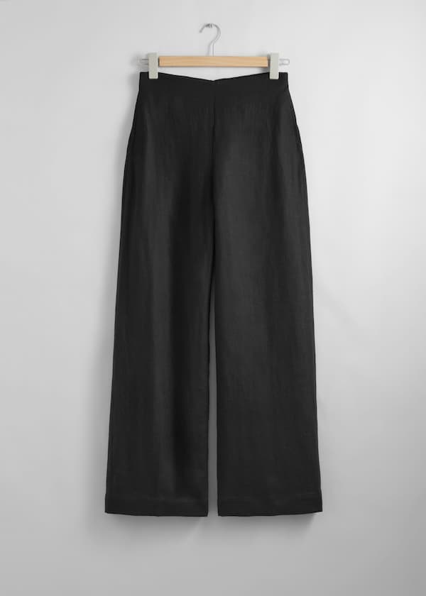 Breezy High-Waist Trousers