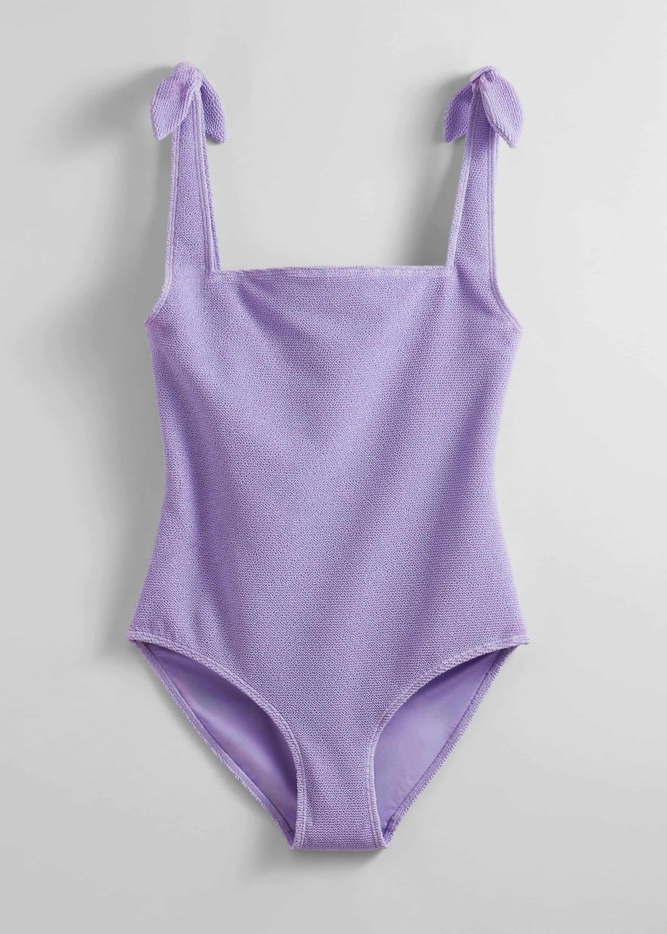 Image of Maillot de bain texturé à nouer