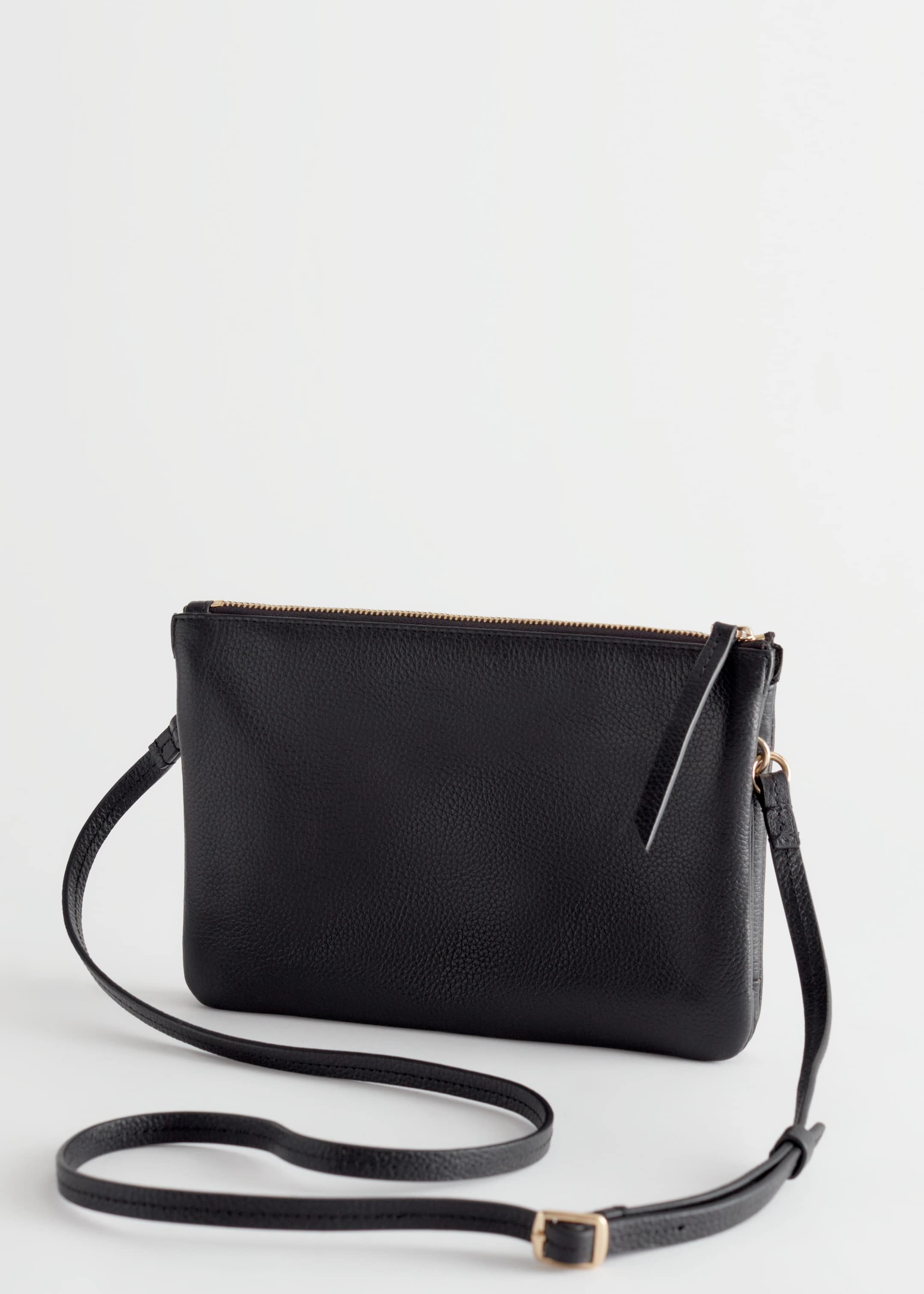 Petit sac crossbody en cuir - Noir - Still Life