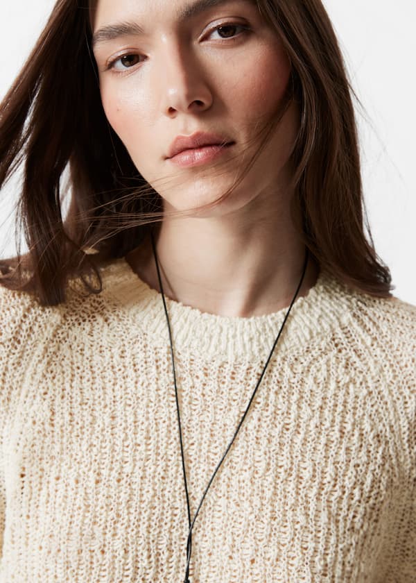 Knitted Silk-Blend t-shirt
