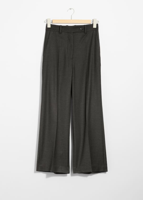 Cropped Tailored Trousers