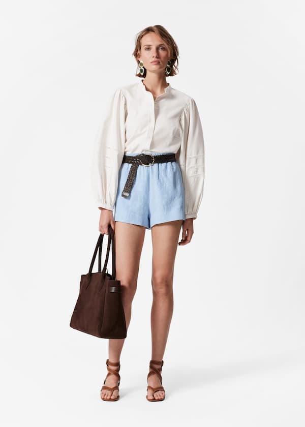 Pull-On Jacquard Shorts