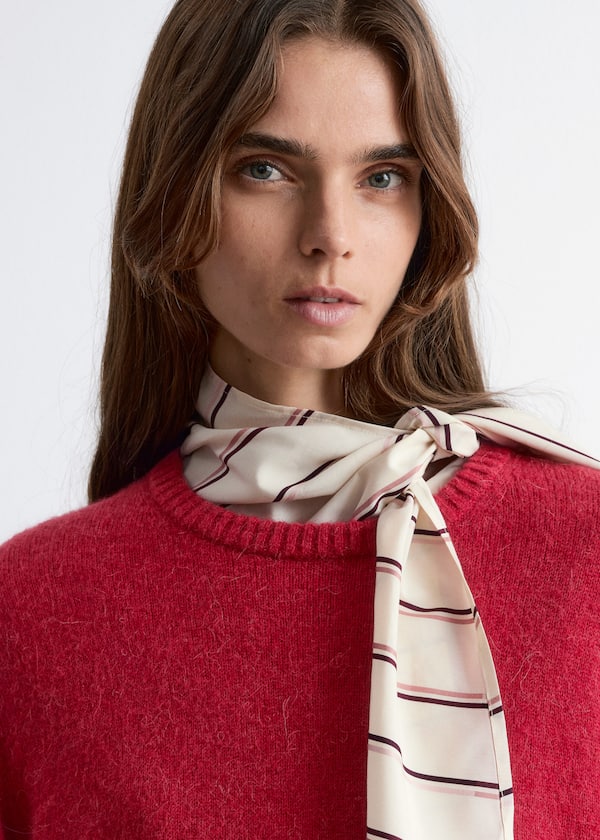 Knitted Alpaca-Blend Sweater