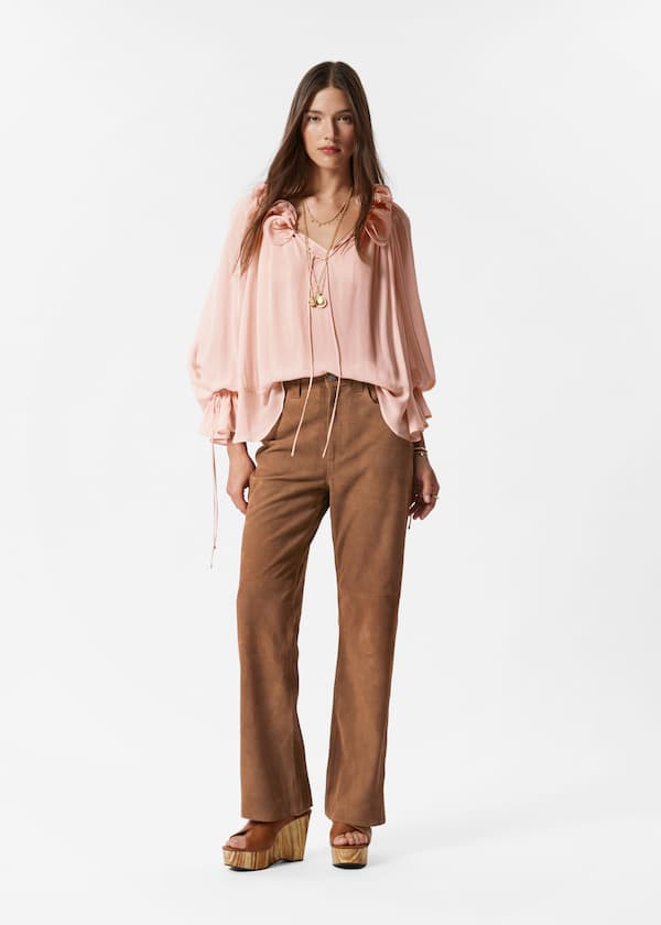Suede Trousers