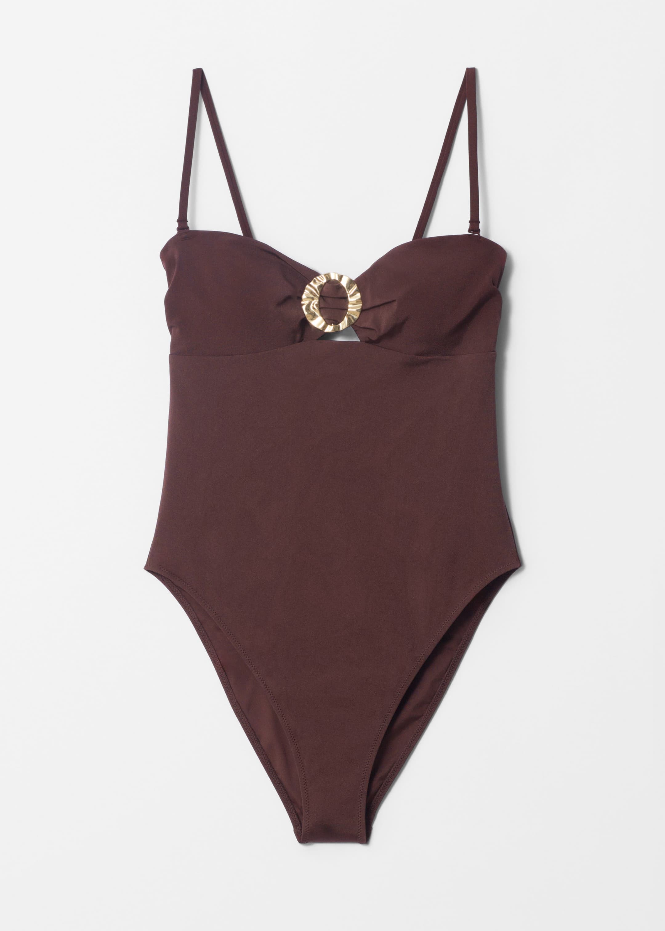 Image of Buckle-Detail Swimsuit